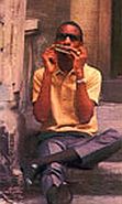 Stevie & harmonica.