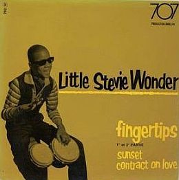 1960s record sleeve for 'Little Stevie Wonder.'