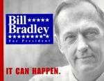 Bradley campaign poster.