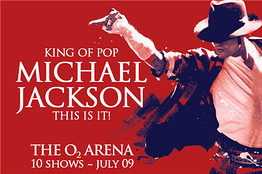 Promo for Michael Jackson concerts that had been planned for London in July 2009. Click for film. Promo for Michael Jackson concerts that had been planned for London in July 2009. Click for film.