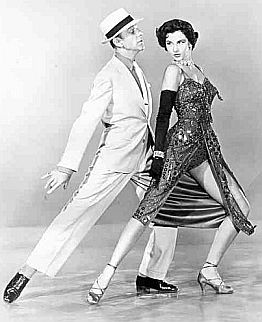 Fred Astaire & Cyd Charisse in promo photo for 1953 musical film, ‘The Band Wagon.’