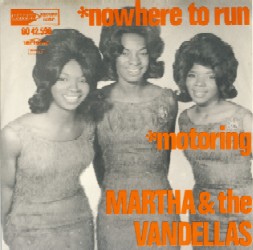 Record sleeve for Martha and the Vandellas’ single ‘Nowhere to Run,’ Holland. Click for digital.