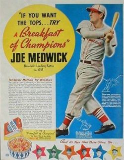 Joe Medwick, batting champ, 1937. Joe Medwick, batting champ, 1937.