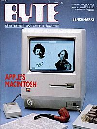 Byte magazine put the Mac on its February 1984 cover.