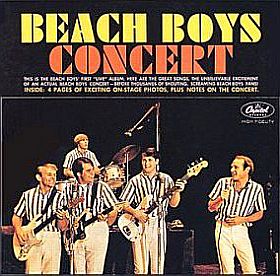 Beach Boys’ first “live” album (Nov 1964) was actually a collection of previous 1963-64 performances. Click for CD.