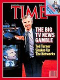 Ted Turner & CNN featured on Time magazine cover, August 9th, 1986.