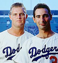 Don Drysdale & Sandy Koufax, 1962. Don Drysdale & Sandy Koufax, 1962.