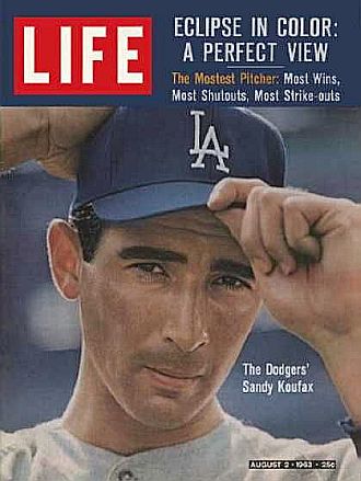 Life magazine, August 2, 1963 – “The Mostest Pitcher: Most Wins, Most Shutouts, Most Strike-outs.” Click for Amazon.