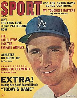 Sandy Koufax, May 1965 "Sport" magazine story about his "toughest batters.".