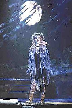 Tricia Tanguy playing Grizabella in a 2008 road production of “Cats.”