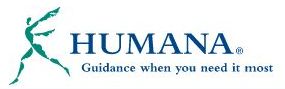 1997-2004 Humana logo with running man figure.