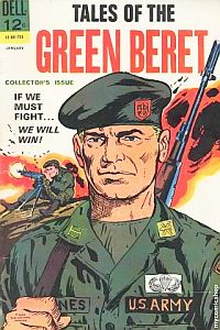 Green Beret comic book, Jan 1967.