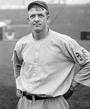Christy Mathewson, further along in his baseball career, in his New York Giants uniform. 