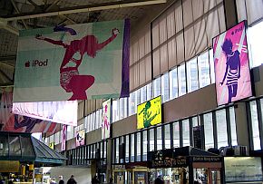 2007: iPod banners & posters, So. Station, Boston, MA.
