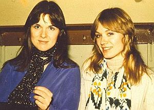 Early photo of Ann and Nancy Wilson, circa 1970s.