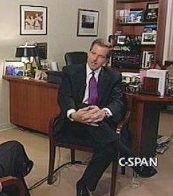 NBC’s Brian Williams was among early guests interviewed on Brian Lamb’s “Q&A show. NBC’s Brian Williams was among early guests interviewed on Brian Lamb’s “Q&A show.