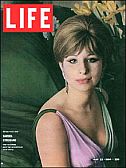 Barbra Streisand on cover of Life magazine, May 22, 1964.