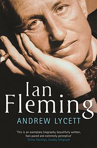 Ian Fleming on the cover of Andrew Lycett’s 1996 biography of him.