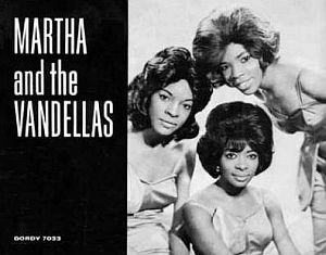 Martha and the Vandellas on a 1964 record sleeve cover. Click on photo to visit their story at this website.
