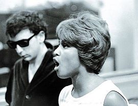 Darlene Love with Phil Spector, 1960s.