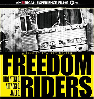A portion of the DVD cover for the 2011 PBS / American Experience film, “Freedom Riders,” by Stanley Nelson. Click for DVD.