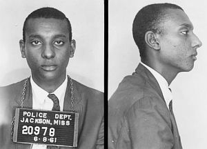 Stokely Carmichael was a 19-year-old student at Howard Univ. when he arrived in Jackson on June 4, 1961 by train from New Orleans with 8 other Riders. He would go on to become one of the leading voices of the Black Power Movement and the Black Panther Party. He moved to West Africa in 1969, changed his name to honor African leaders, and was a proponent of the All African Peoples Revolutionary Party. He died in Guinea at the age of 57.