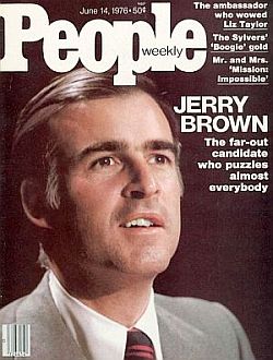 June 1976: People’s story on Jerry Brown’s presidential run: “the far out candidate.”