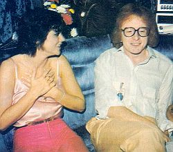 Linda Ronstadt with Peter Asher in a later 1970s photo. Asher helped advance her career.
