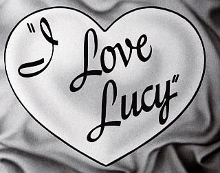 One of the logos that appeared on television screens in the 1950s at the opening of the “I Love Lucy” show.