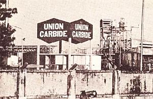 Union Carbide India, Ltd. plant at Bhopal, India.