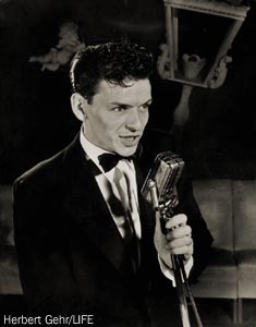 Frank Sinatra, 1943 Life magazine photo.