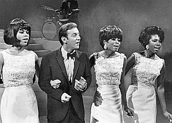 Bobby Darin performing with Motown singing artists, The Supremes, on a 1967 TV show.