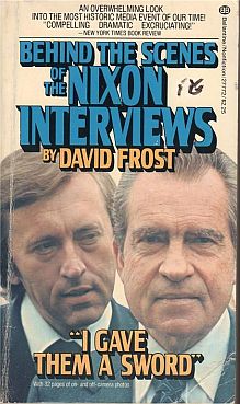 Paperback edition of Frost's 'behind-the-scenes' book. Click for copy.