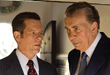 Kevin Bacon as Nixon advisor Jack Brennan and Frank Langella as Nixon  in a scene from Ron Howard’s film, ‘Frost-Nixon’.
