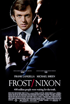 Poster for 'Frost/Nixon' film. Click for DVD.