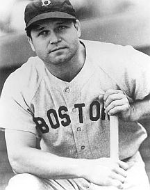 As the hard times of the 1930s wore on, star players like Foxx with large salaries became prime trade fare. Foxx shown here after he went to the Boston Red Sox in 1936.