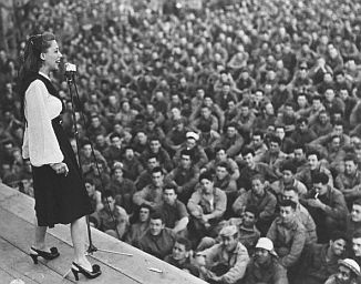 Image result for dinah shore in ww2