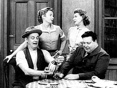 Another scene from the 'Honeymooners' set.