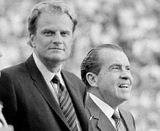 Billy Graham & Richard Nixon, 1970.