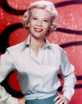 Dinah Shore in prime time – on the TV studio set of her ‘Chevy Show,’ probably sometime in the 1950s.