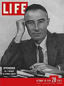 J. Robert Oppenheimer, Life magazine cover, October 10, 1949. 