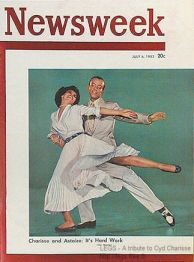 Charisse & Astaire on the cover of Newsweek, July 6, 1953, in advance of 'The Band Wagon's' premiere.