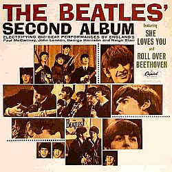 Beatles' 2nd album from Capitol, released April 10th, 1964. Click for album.