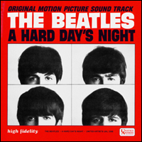 ‘A Hard Day’s Night’ became one of the fastest-selling soundtrack albums of the 1960s. Click for CD.