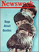 Newsweek's cover story on the Beatles ran Feb 24, 1964, shortly after the group's 3rd appearance on 'The Ed Sullivan Show.'
