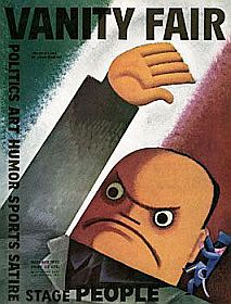 Benito Mussolini cover by Miguel Covarrubias, Oct 1932.