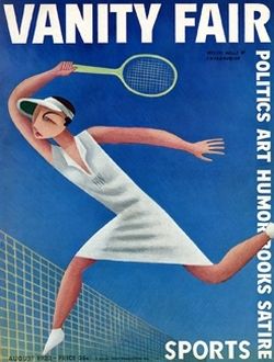 Miguel Covarrubias’ cover for Vanity Fair’s August 1932 issue featured tennis star Helen Wills Moody.