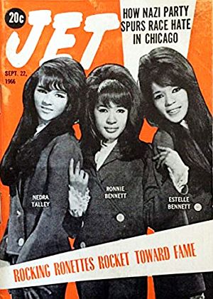 September 22, 1966: Ronettes on cover of Jet magazine in feature story, "Rocking Ronettes Rocket Toward Fame". 