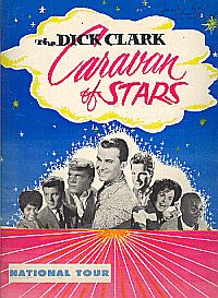 Program booklet, Dick Clark’s "Caravan of Stars," 1963. Click for Bandstand story.