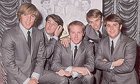 Beach Boys in more formal attire, 1964.